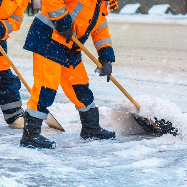 snow removal team