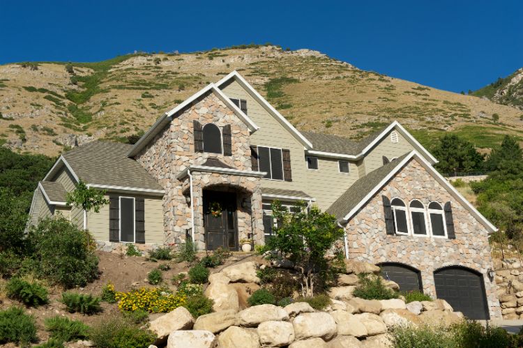 A home with landscape enhancements by Thrive Landscape Services